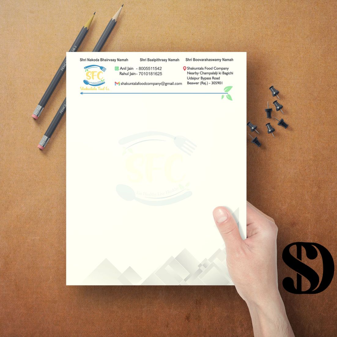 letterhead design services